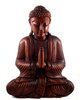 Buddha aus Suar Holz handgeschnitzt